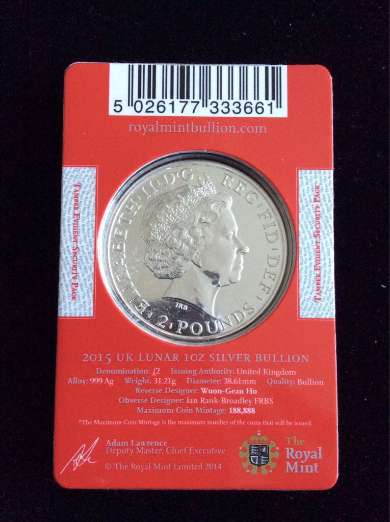 Lunar Year Of The Sheep  coin collectible - Main Image 2