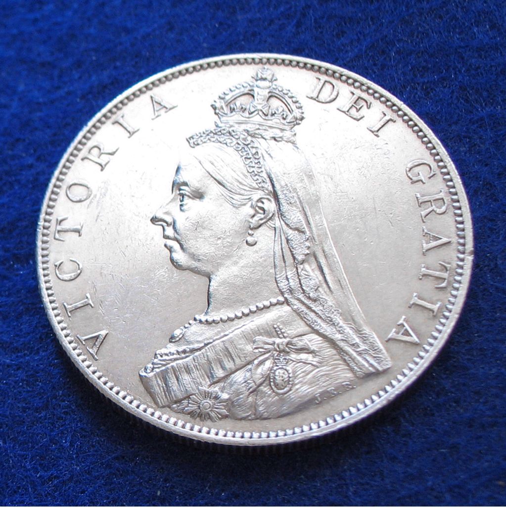 1887 Queen Victoria Double Florin  coin collectible - Main Image 2