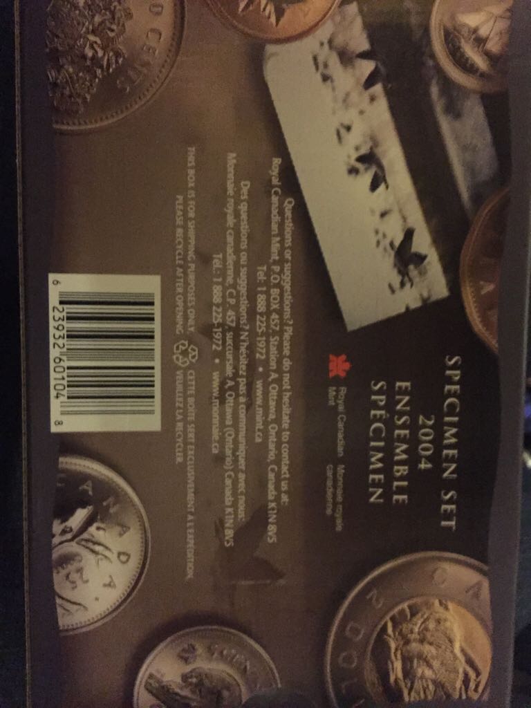 Royal Canadian Mint 2004 Specimen Set 2004  coin collectible - Main Image 2