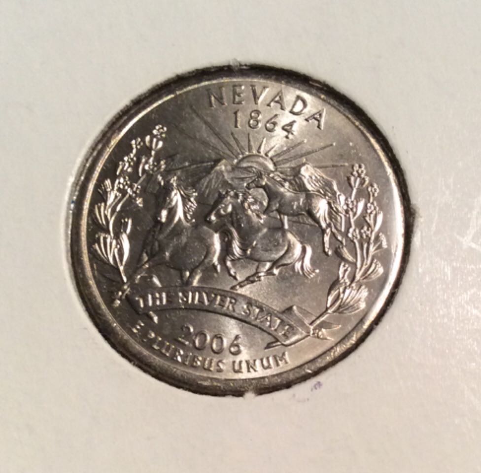 Quarter, Washington Nevada State 2006  coin collectible - Main Image 2