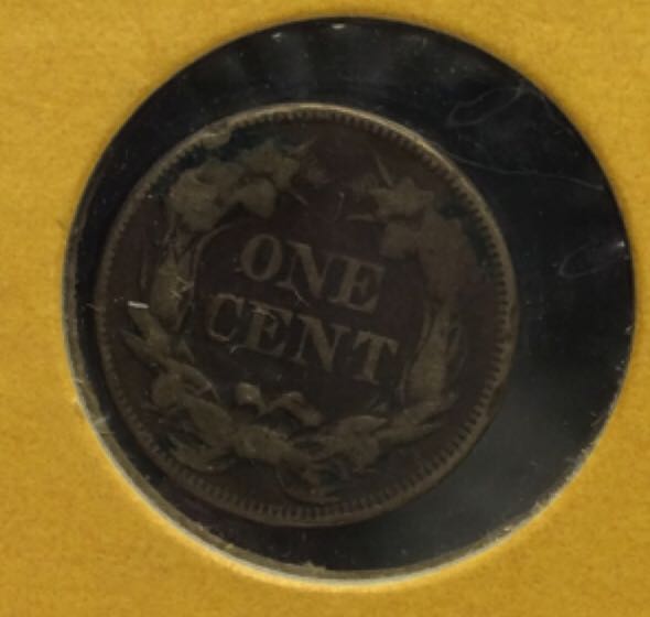 Cent, Flying Eagle 1857  coin collectible - Main Image 2