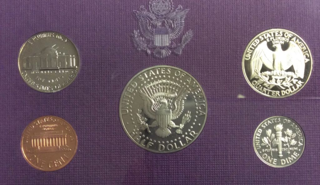 Proof Set, US Mint 1995 5pc  coin collectible - Main Image 2