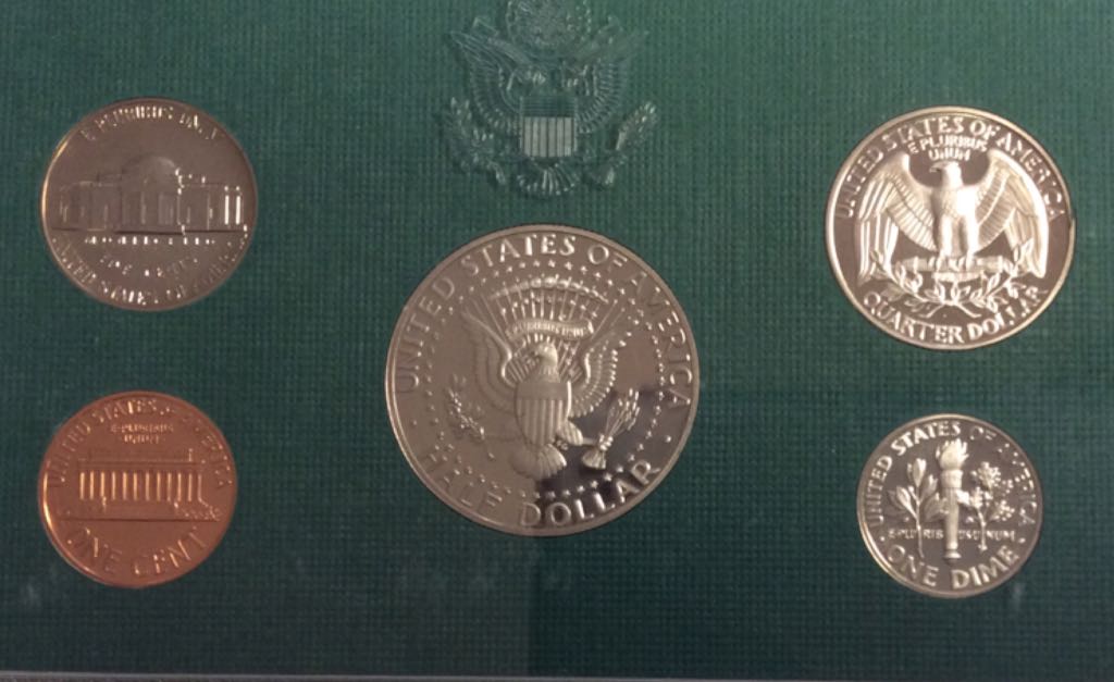 Proof Set, US Mint 1994 5pc  coin collectible - Main Image 2