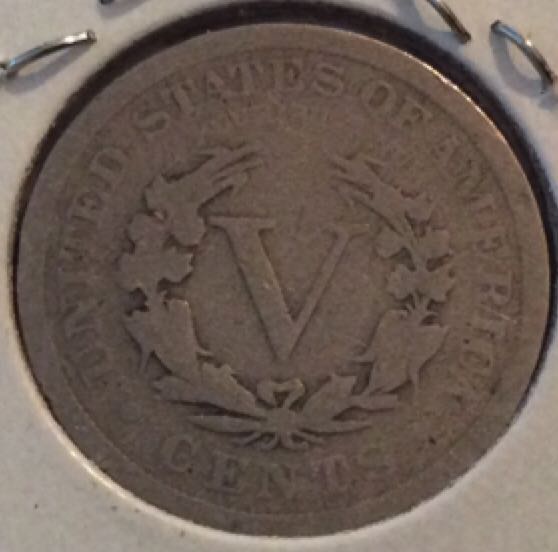 Nickel, Liberty V 1896  coin collectible - Main Image 2