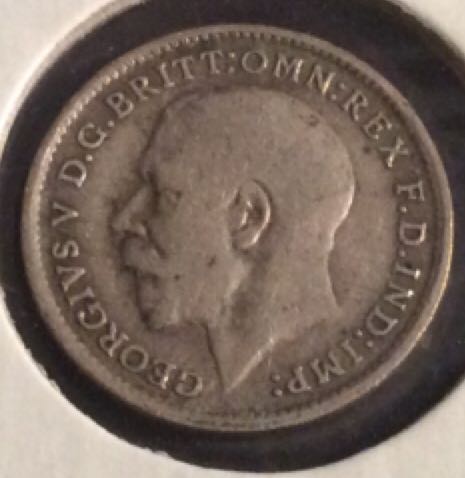 Threepence, Great Britan 1914  coin collectible - Main Image 2