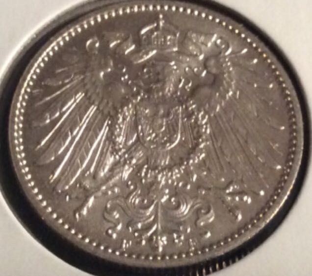 Mark, 1 Mark Germany 1914F  coin collectible - Main Image 2