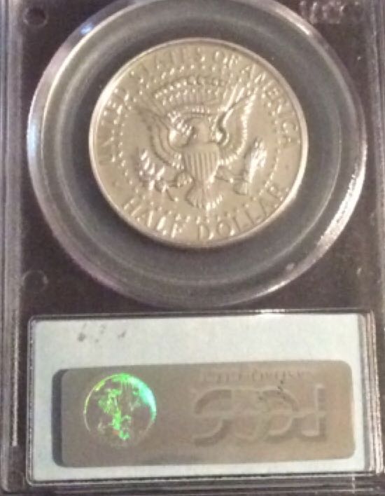 Half Dollar, Kennedy 1964 Accent Hair  coin collectible - Main Image 2