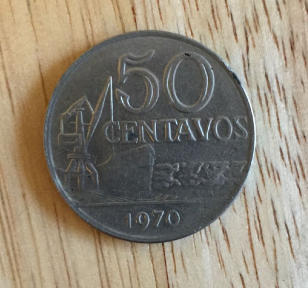 50 centavos brasile  coin collectible - Main Image 2