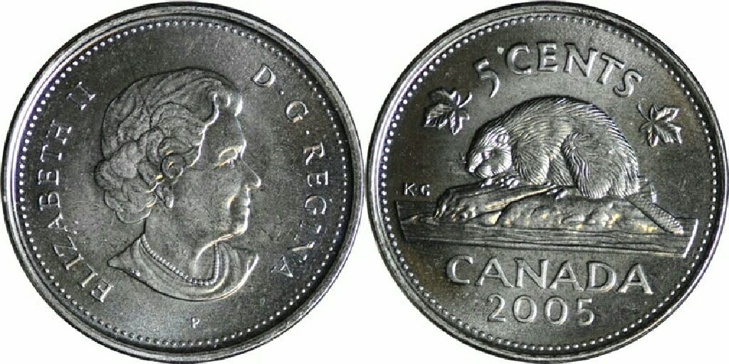5 cent canada  coin collectible - Main Image 1