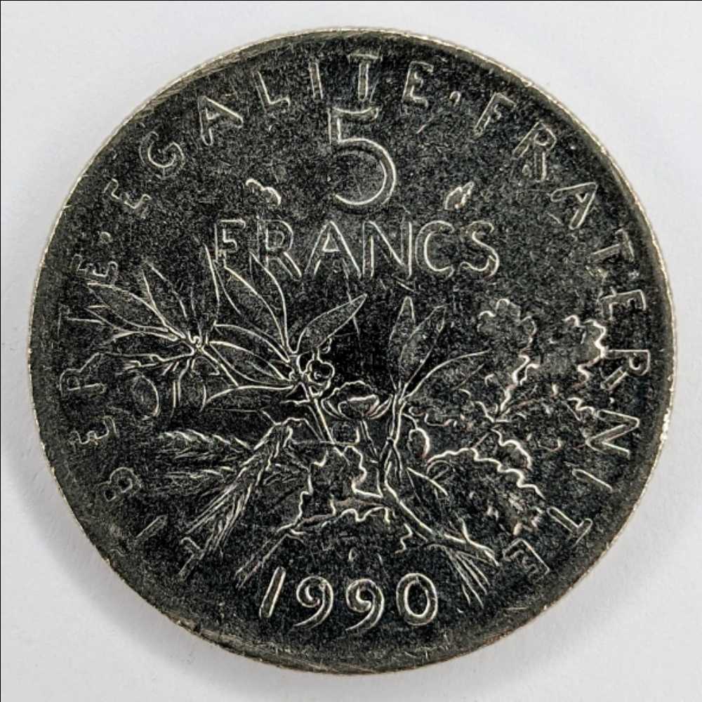 5 Francs  coin collectible - Main Image 2