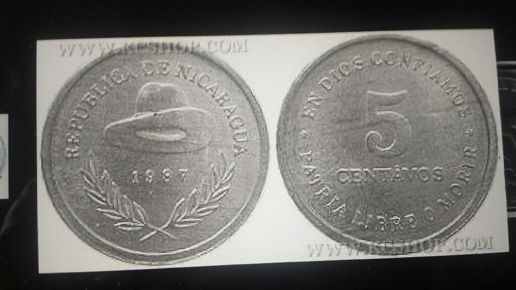 5 centavos  Nicaragua  coin collectible - Main Image 1