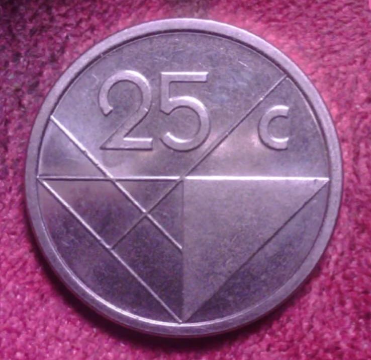 25 cent aruba  coin collectible - Main Image 2