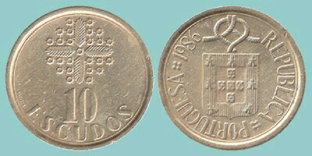 10 escudos portogallo  coin collectible - Main Image 1