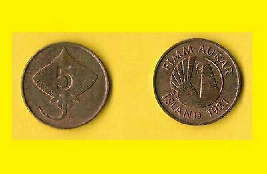 5 aurar islanda  coin collectible - Main Image 1