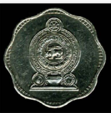 2 cents sri Lanka  coin collectible - Main Image 2