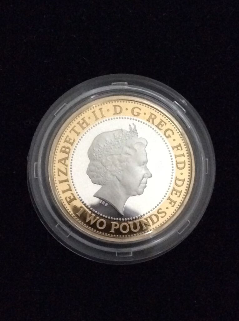 The Royal Navy £2 Silver Proof  coin collectible - Main Image 2