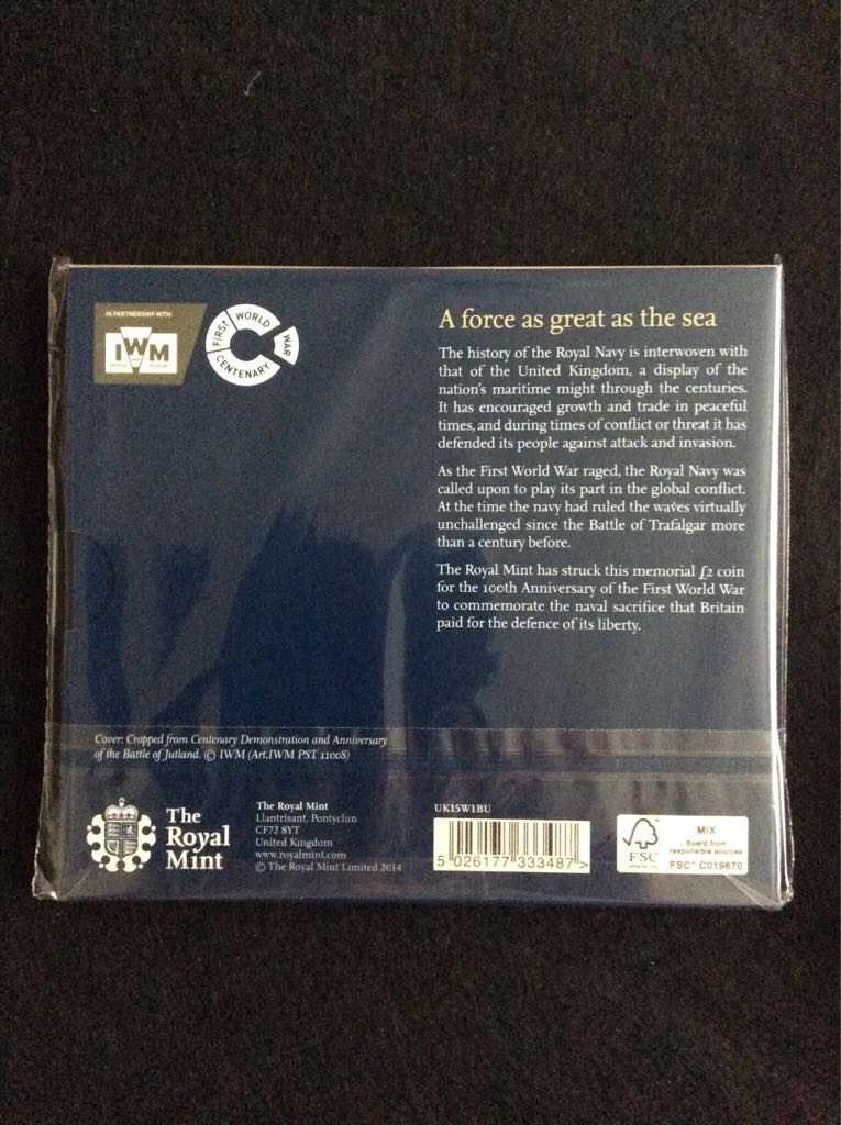 The Royal Navy £2 Brilliant Uncirculated  coin collectible - Main Image 2