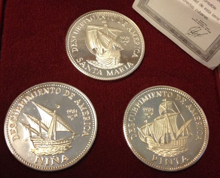 Cuba 1981 Santa Maria 5 Pesos  coin collectible - Main Image 2