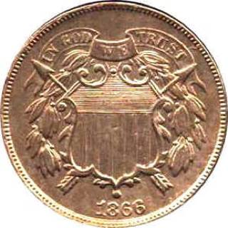 Two Cent Piece  coin collectible - Main Image 2
