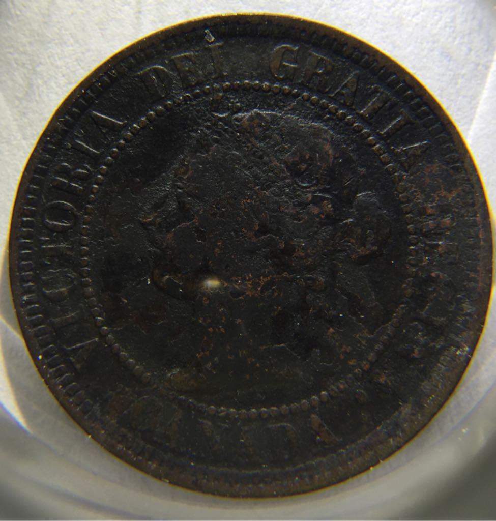 1901 One Cent Canada Error N Stock #4  coin collectible - Main Image 2