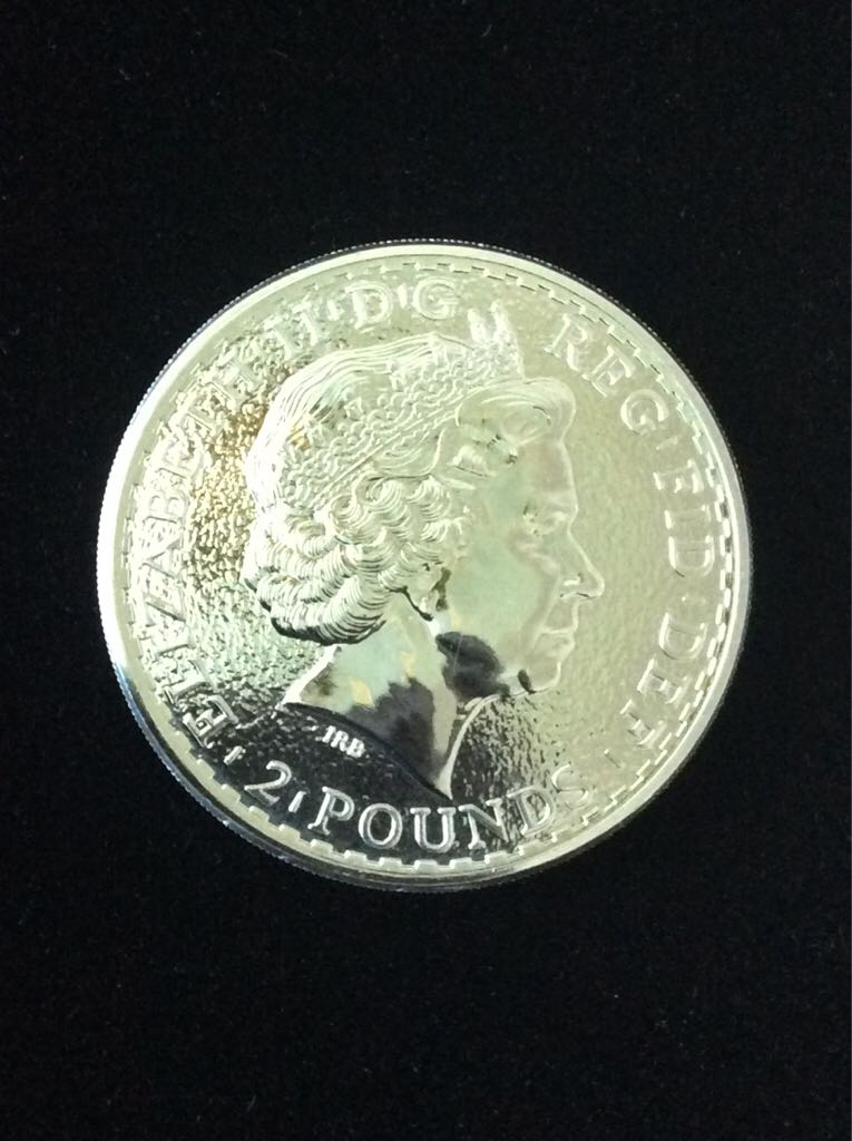 Britannia £2 Silver Bullion Gold Silhouette  coin collectible - Main Image 2