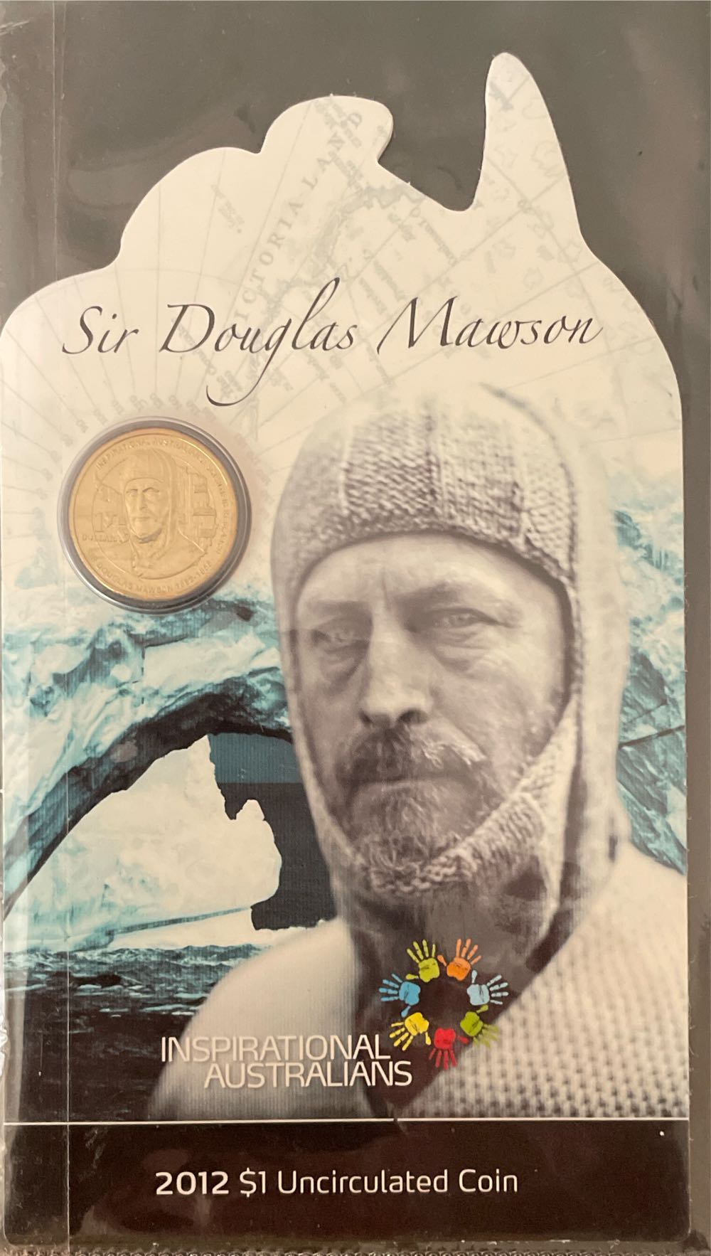2012 Inspirational Australians - Sir Douglas Mawson  coin collectible [Barcode 9314683101390] - Main Image 2