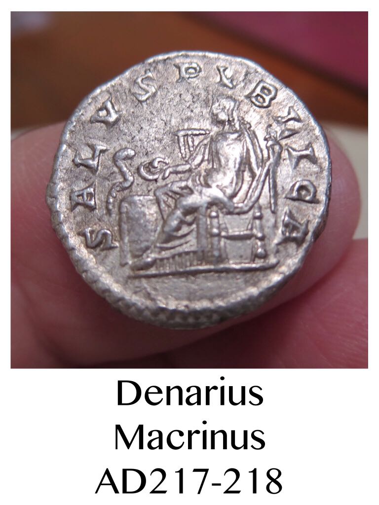 Denarius of Macrinus  coin collectible - Main Image 2