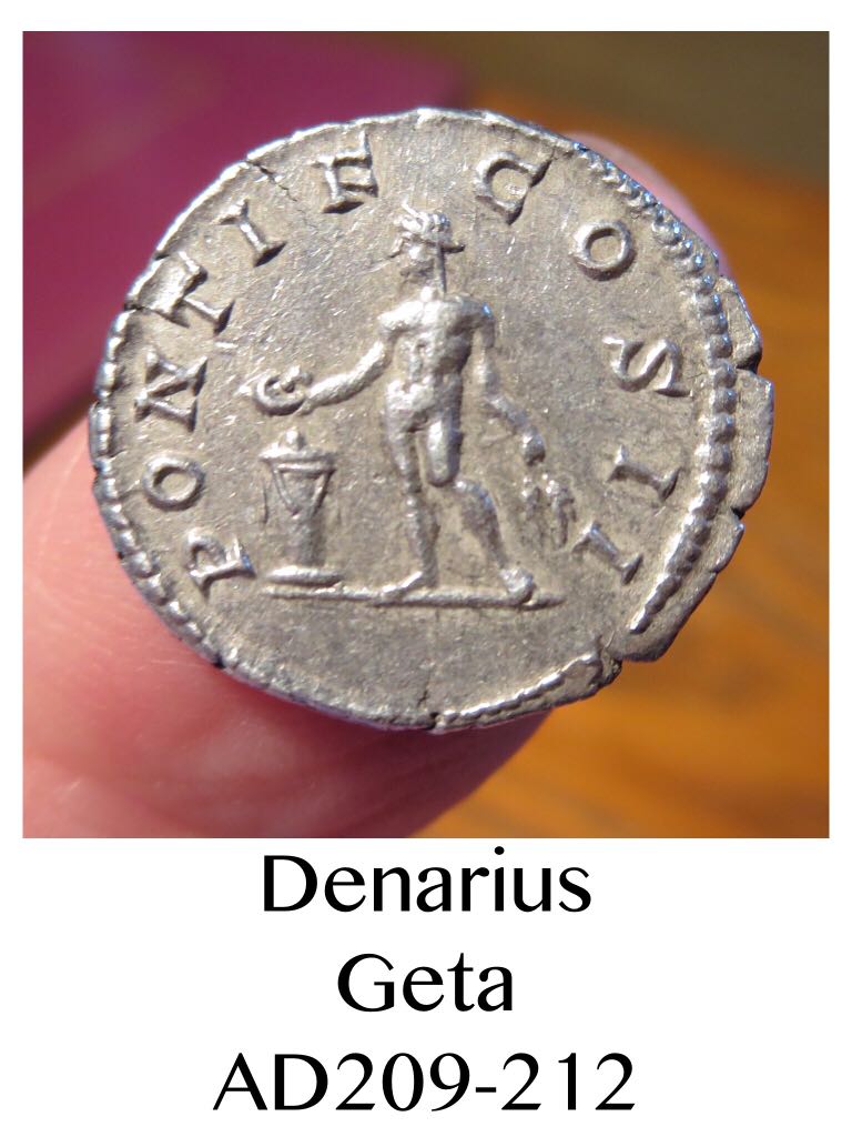 ***Error***Denarius of Geta  coin collectible - Main Image 2