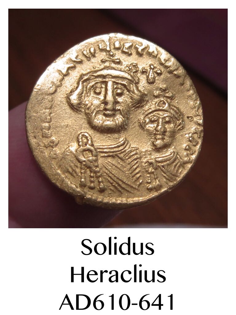 Solidus of Heraclius  coin collectible - Main Image 2