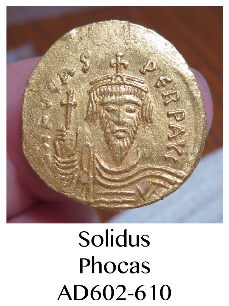 Solidus of Phocas  coin collectible - Main Image 2