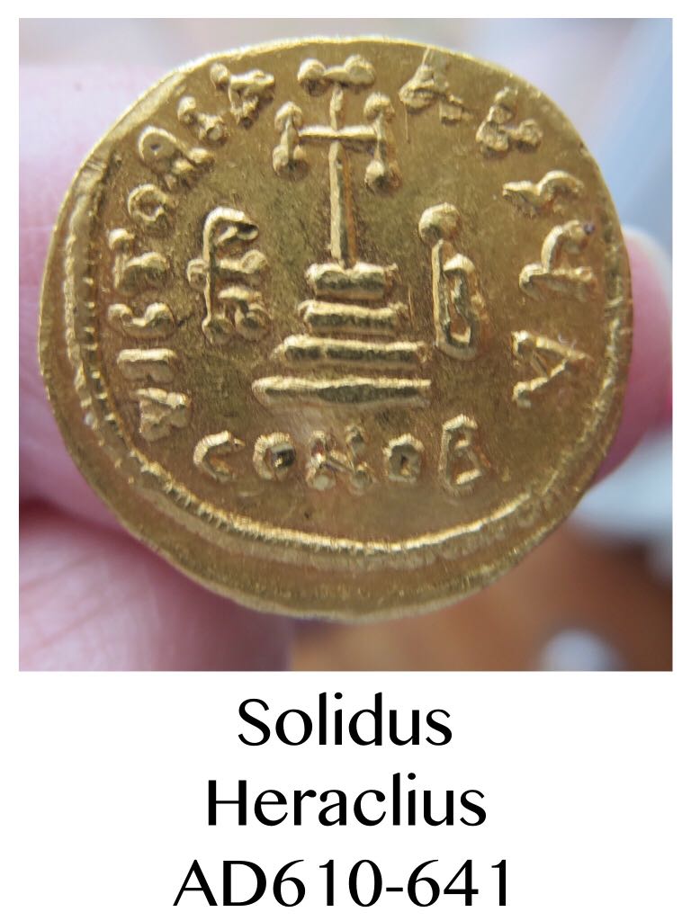 Solidus of Heraclius  coin collectible - Main Image 2