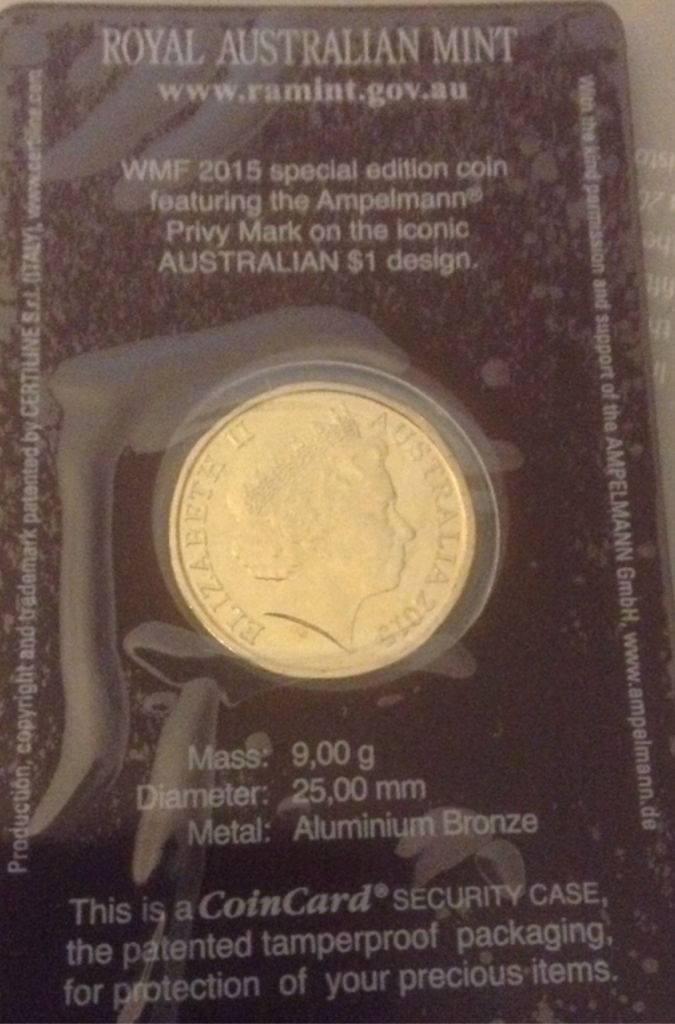 World Money Fair 15  coin collectible - Main Image 2