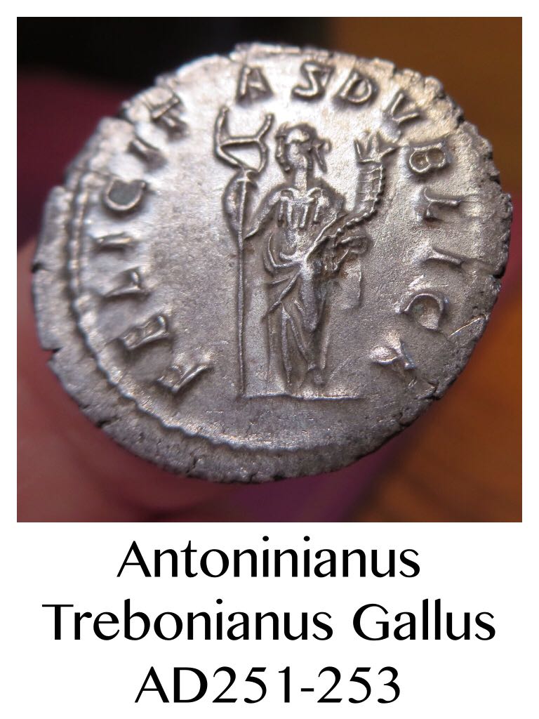 Antoninianus of Trebonianus Gallus  coin collectible - Main Image 2