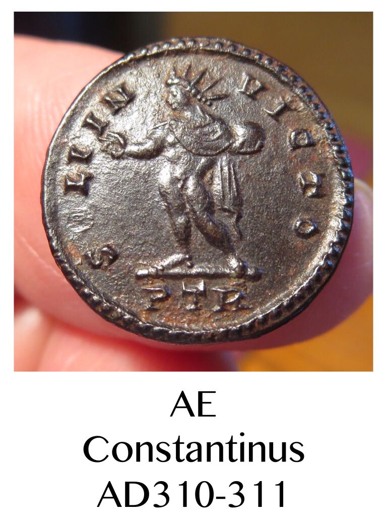 AE3 of Constantius 1  coin collectible - Main Image 2