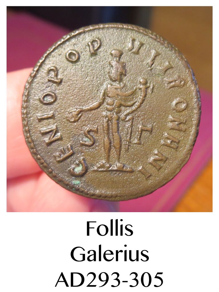 AE1 Follis of Galerius  coin collectible - Main Image 2