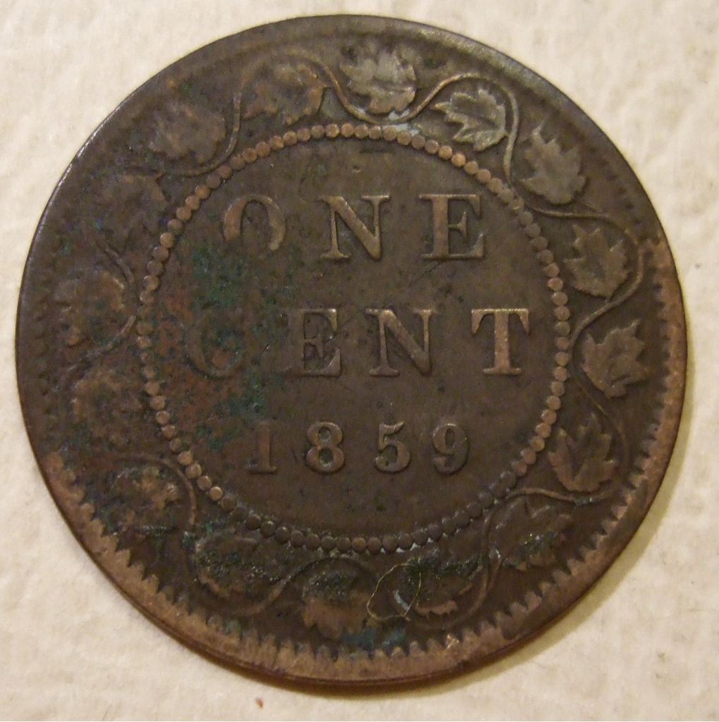 Cent Canada 1859  coin collectible - Main Image 1