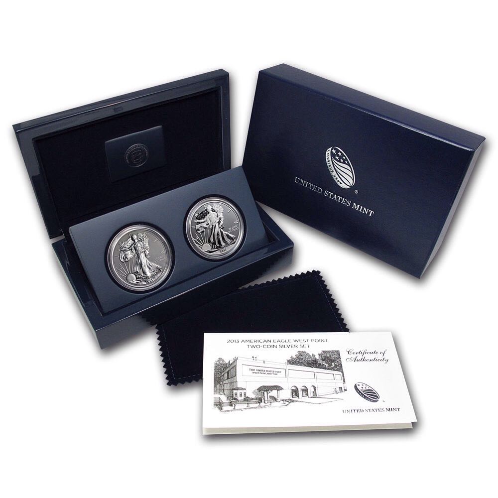 American Eagle West Point  Two-coin Silver Set  coin collectible - Main Image 2