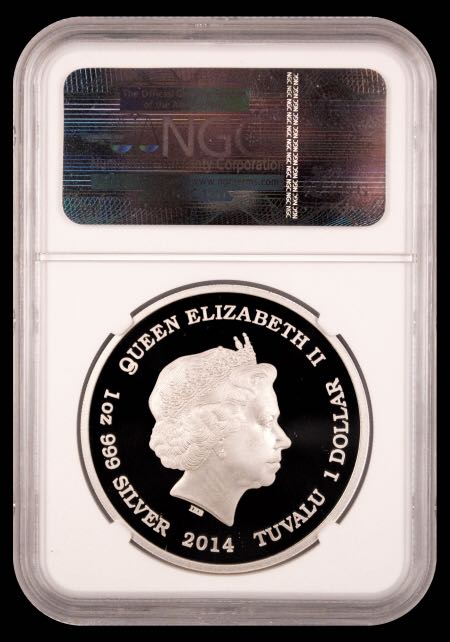 Tuvalu $1agustus Saint-Gaudens  coin collectible - Main Image 2