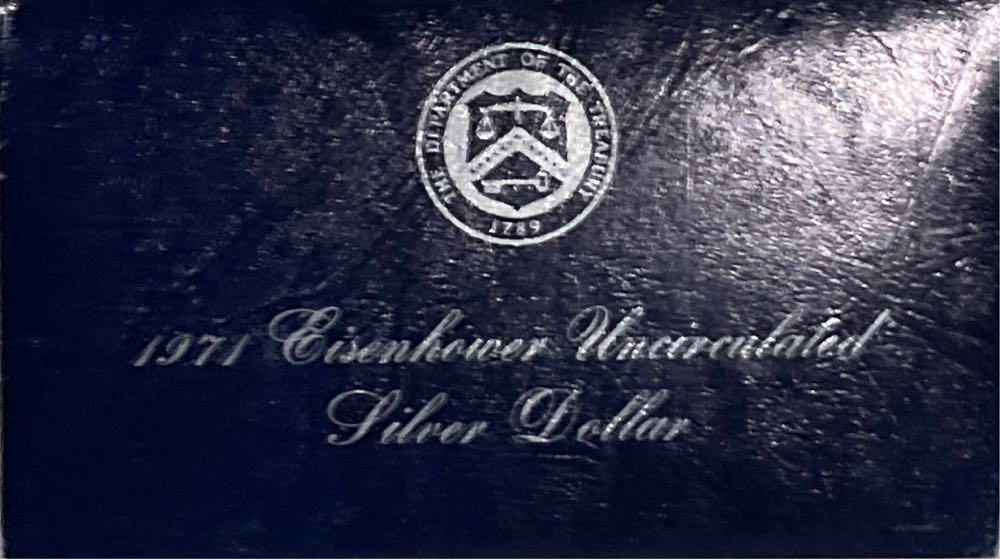 1971 Eisenhower Blue Dollar  coin collectible - Main Image 3