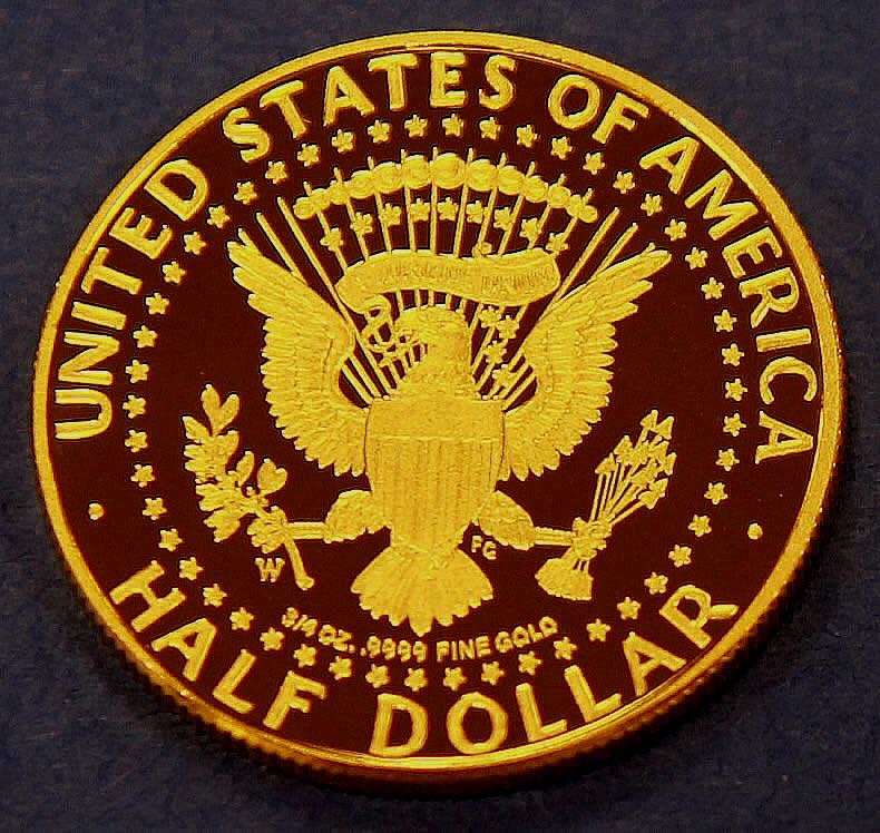 Kennedy 50th Anniversary Gold Coin  coin collectible - Main Image 2