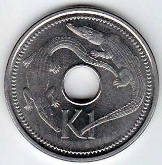 PNG 1 Kina  coin collectible - Main Image 1