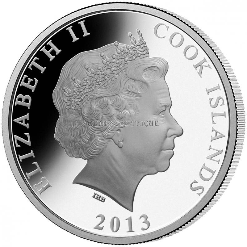 2013 Year Of The Snake Mother Of Pearl Coin  coin collectible - Main Image 2