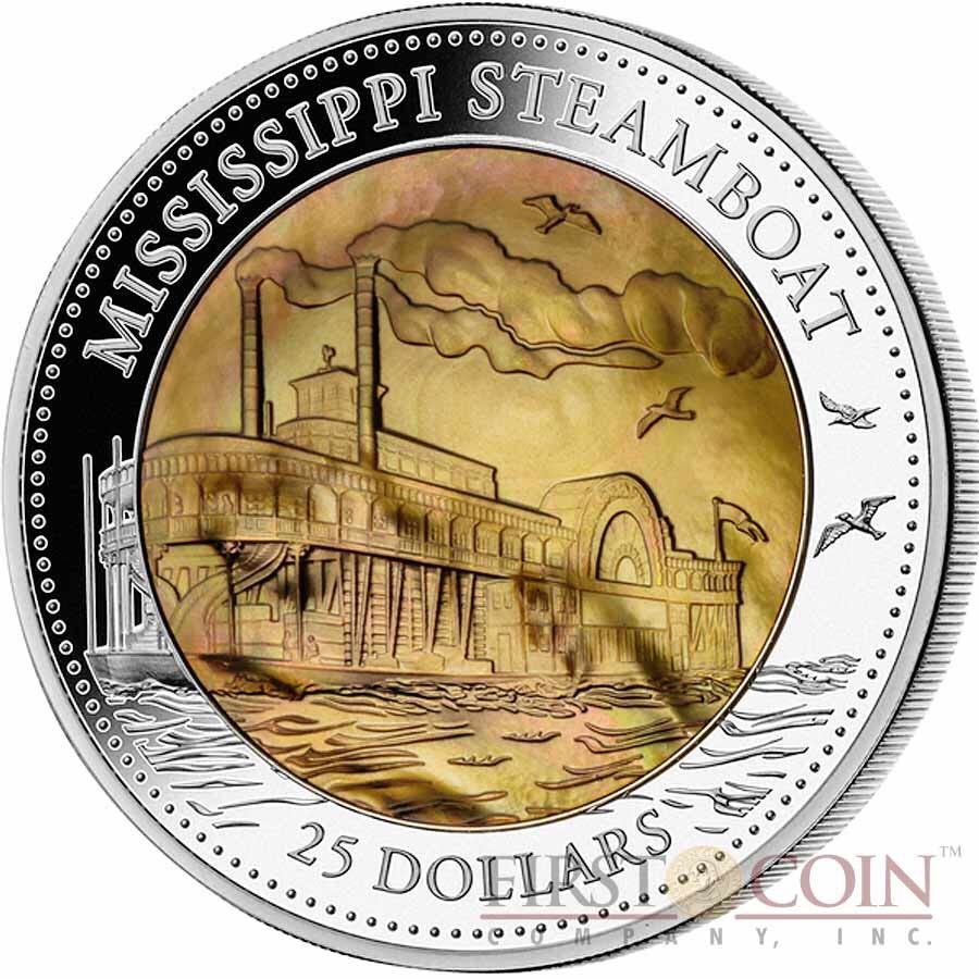 Mississippi Steamboat Coin  coin collectible - Main Image 1