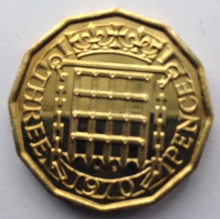 Three Pence  coin collectible - Main Image 1