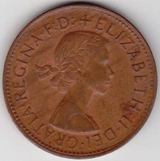 Australia Half Penny  coin collectible - Main Image 2