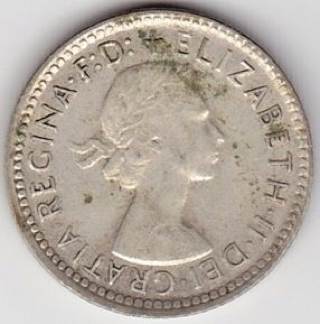 Australia Sixpence  coin collectible - Main Image 2