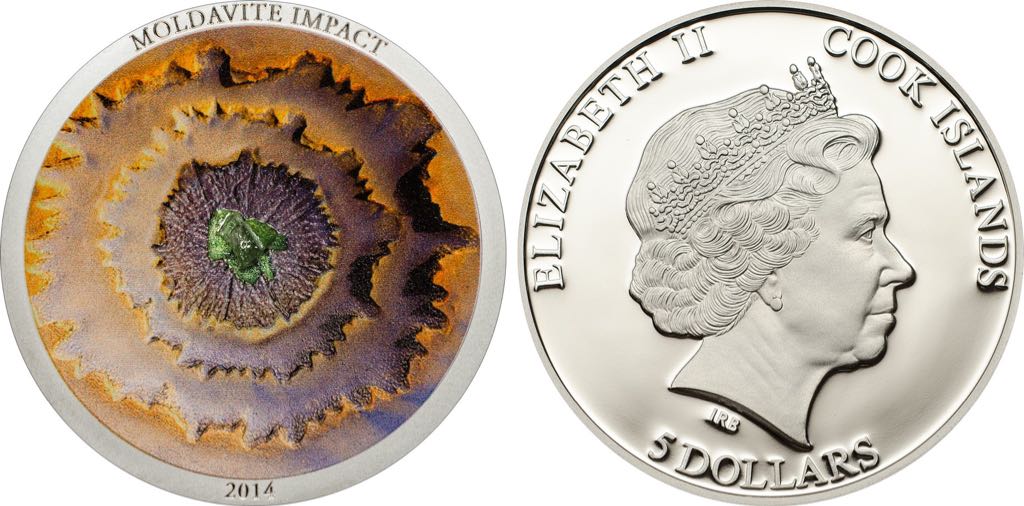 2014 Moldavite Meteor Coin  coin collectible - Main Image 2