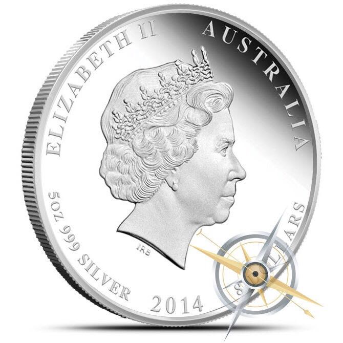 5oz Year Of The Horse Reverse Proof  coin collectible - Main Image 2