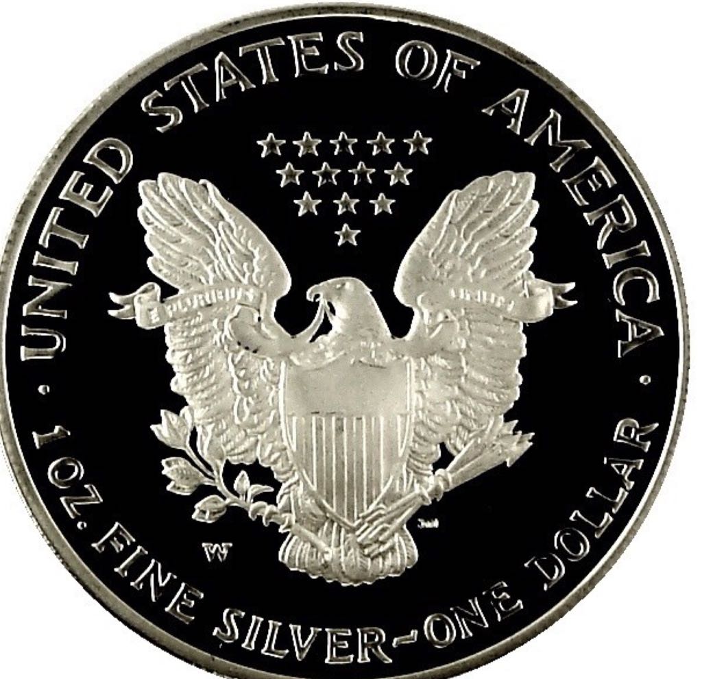 2006 Proof Silver Eagle 20th Anniversary  coin collectible - Main Image 2