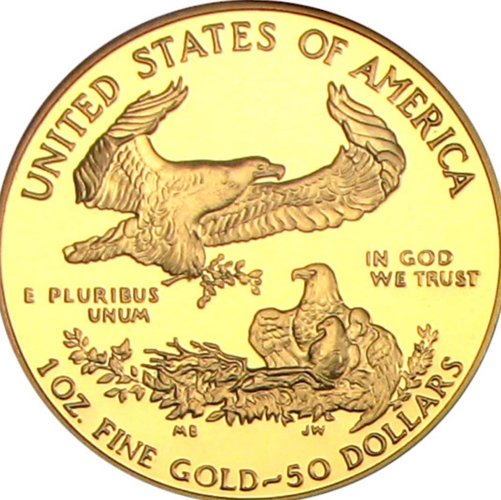 Gold Eagle $50 Proof  coin collectible - Main Image 2